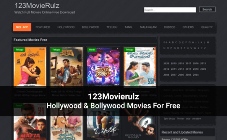 123Movierulz 2021 – Download Bollywood HD and Hollywood HD Movies at 123Movierulz com