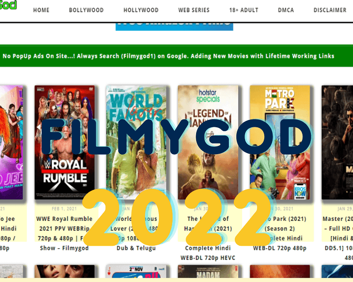 FilmyGod – Online Movies download illegal website, Filmygod 2022 latest new and update