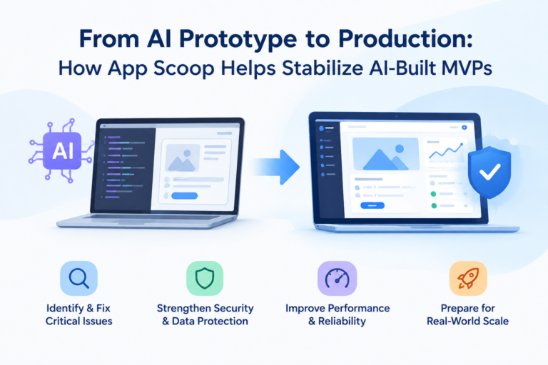From AI Prototype to Production: How App Scoop Helps Stabilize AI-Built MVPs